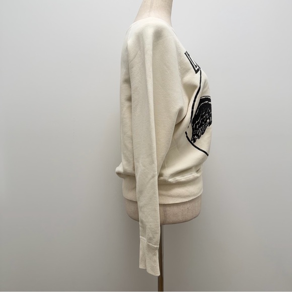 MadeWorn Led Zeppelin Faded Crew Ivory Sweatshirt Size Small - Picture 7 of 9